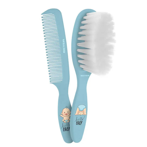 Beter Baby Brush And Comb Set Blue - Batty Beauty