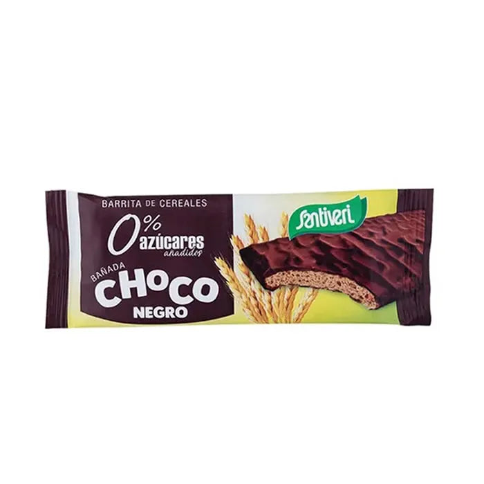 Santiveri Barres De Céréales Au Chocolat Noir Sans Sucre 12 Unités