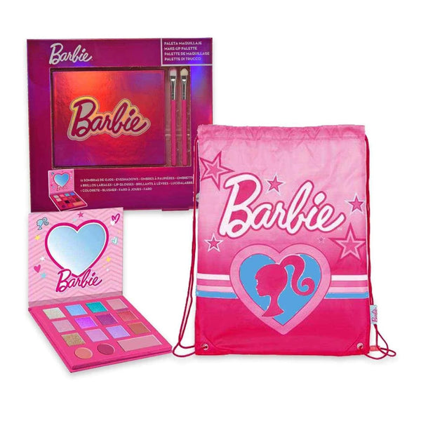 Cartoon Barbie Niños Set Sombra De Ojos y Brillo De Labios 1un - Batty Beauty
