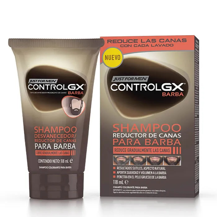Just For Men Champú Just For Men Control Gx Beard Réducteur De Cheveux Gris
