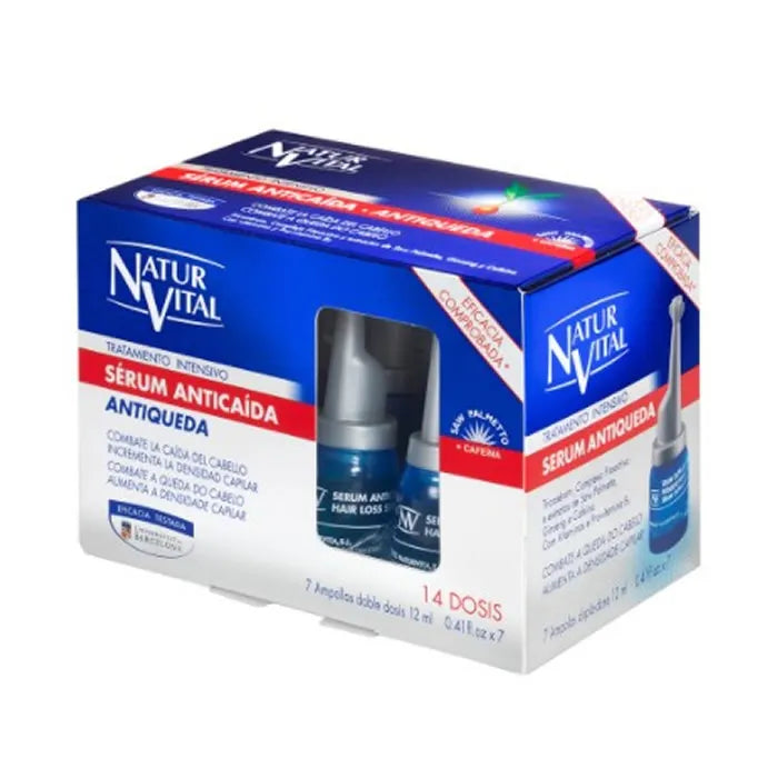 Naturvital Ampoules Traitement Intensif Sérum Anti-Chute