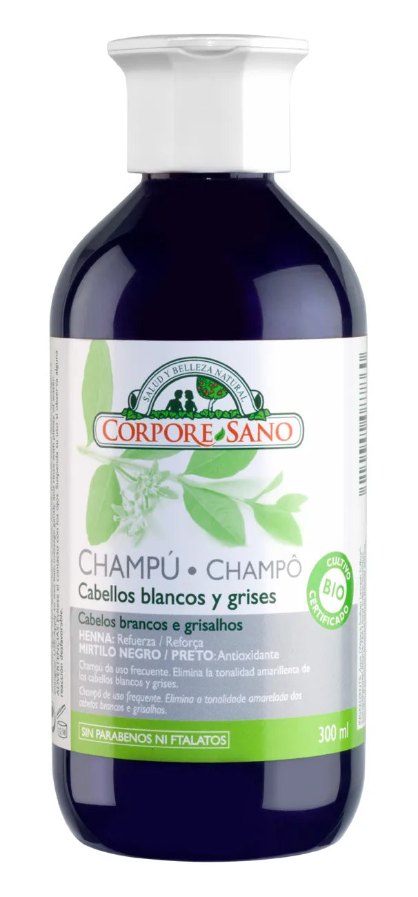 Corpore Champu Cabellos Gris-Blanco Bio