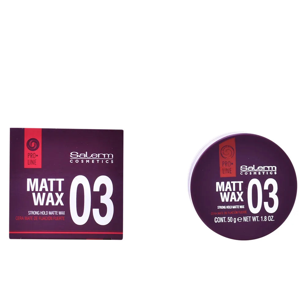 Salerm Cosmetics Matt Wax Strong Hold Matte Cire