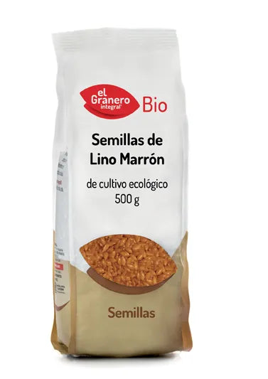 Granero Semillas De Lino Marrón Bio Tostadas
