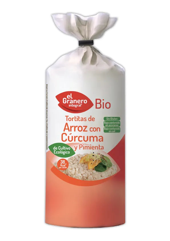 Granero Tortitas De Arroz Con Curcuma y Pimienta Bio