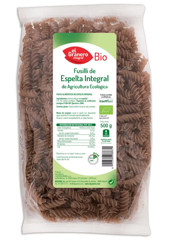 Granero Fusilli Espelta Integral Bio