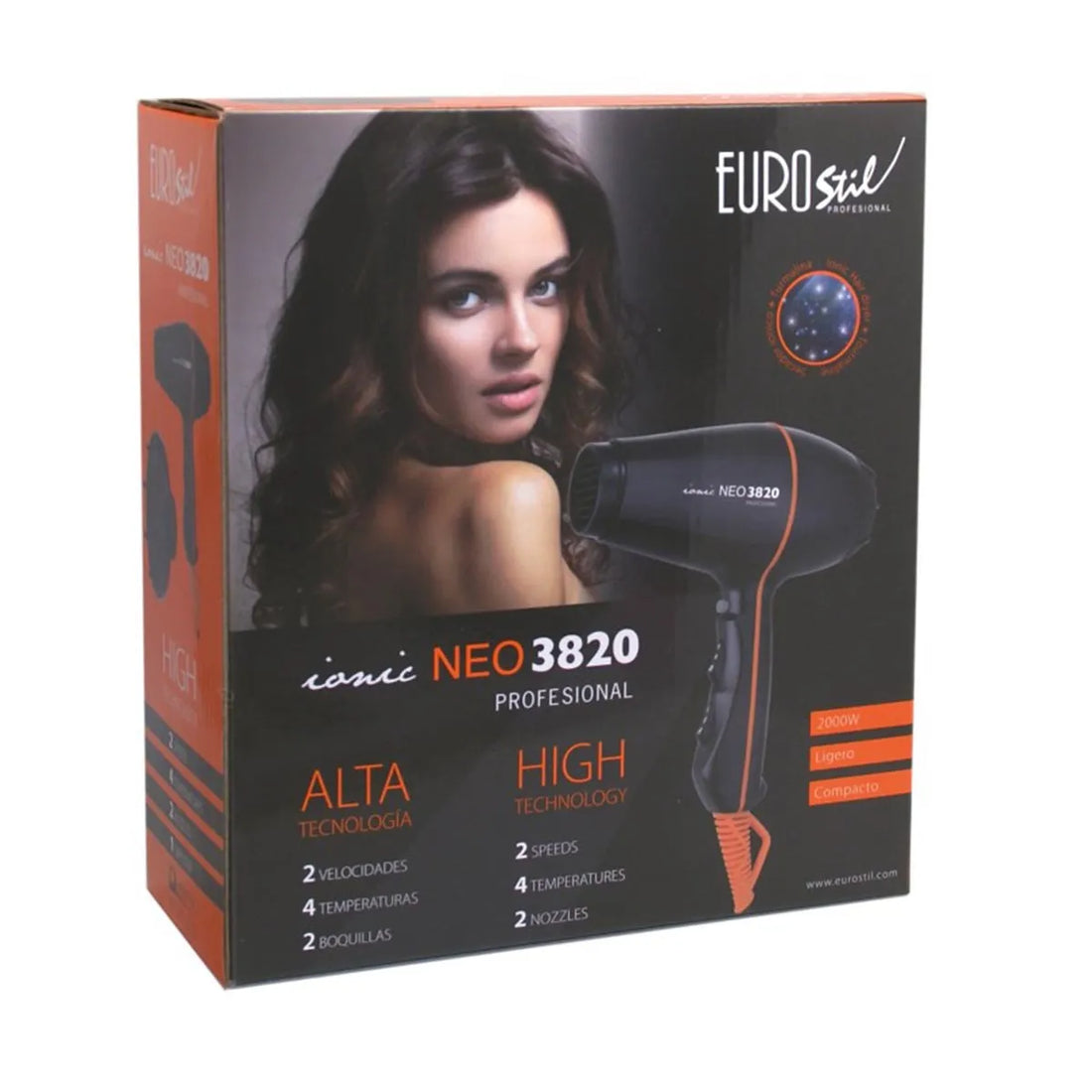 Eurostil Ionic Neo3820 Profesional Secador 2000w 1un
