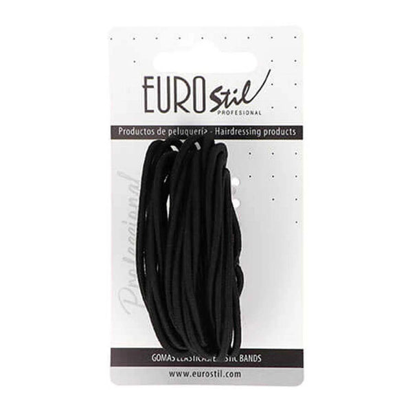 Eurostil Negro Negro Gomas Elasticas 1un - Batty Beauty