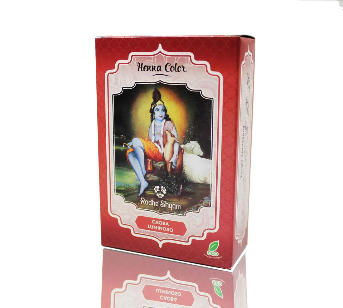 Radhe Henna Radhe Caoba Luminoso Polvo