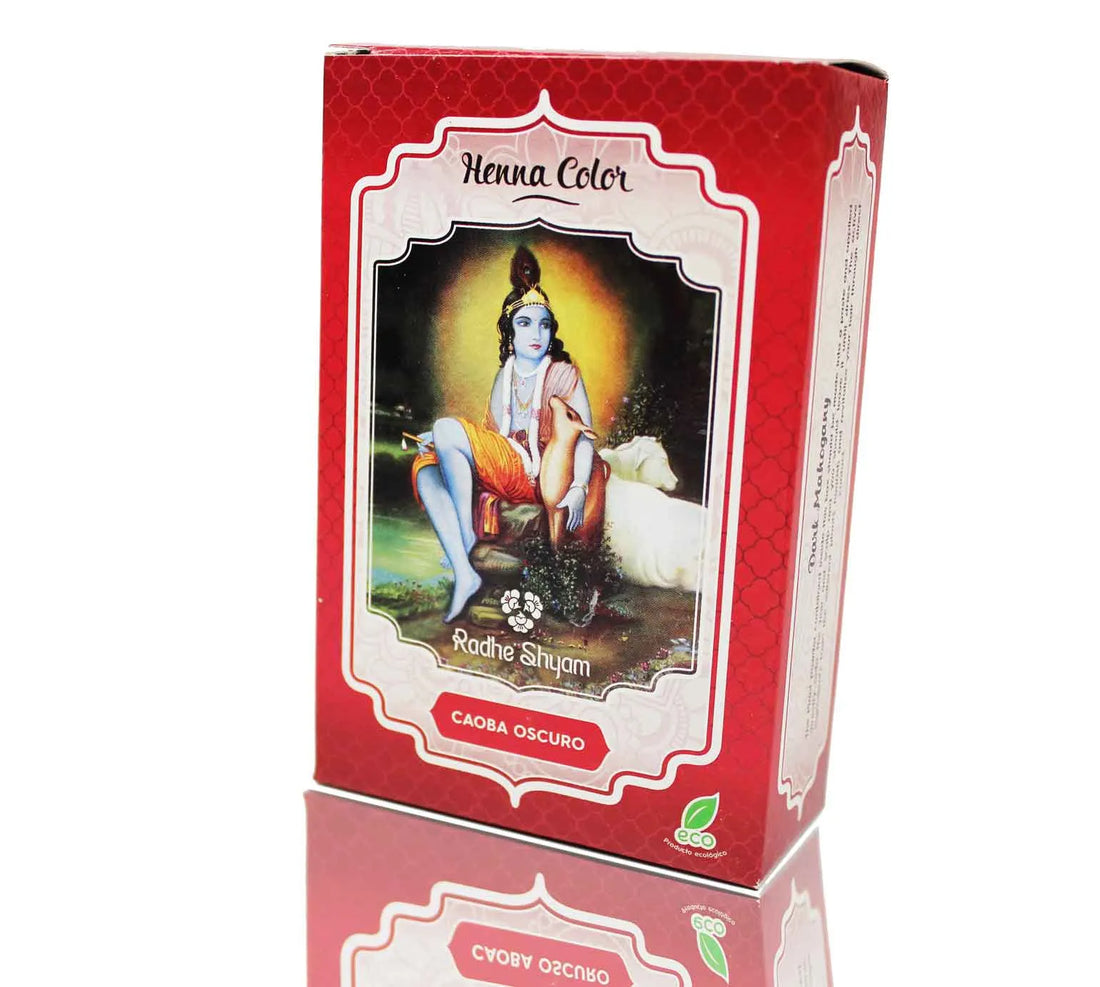Radhe Henna Caoba Oscuro Polvo Radhe