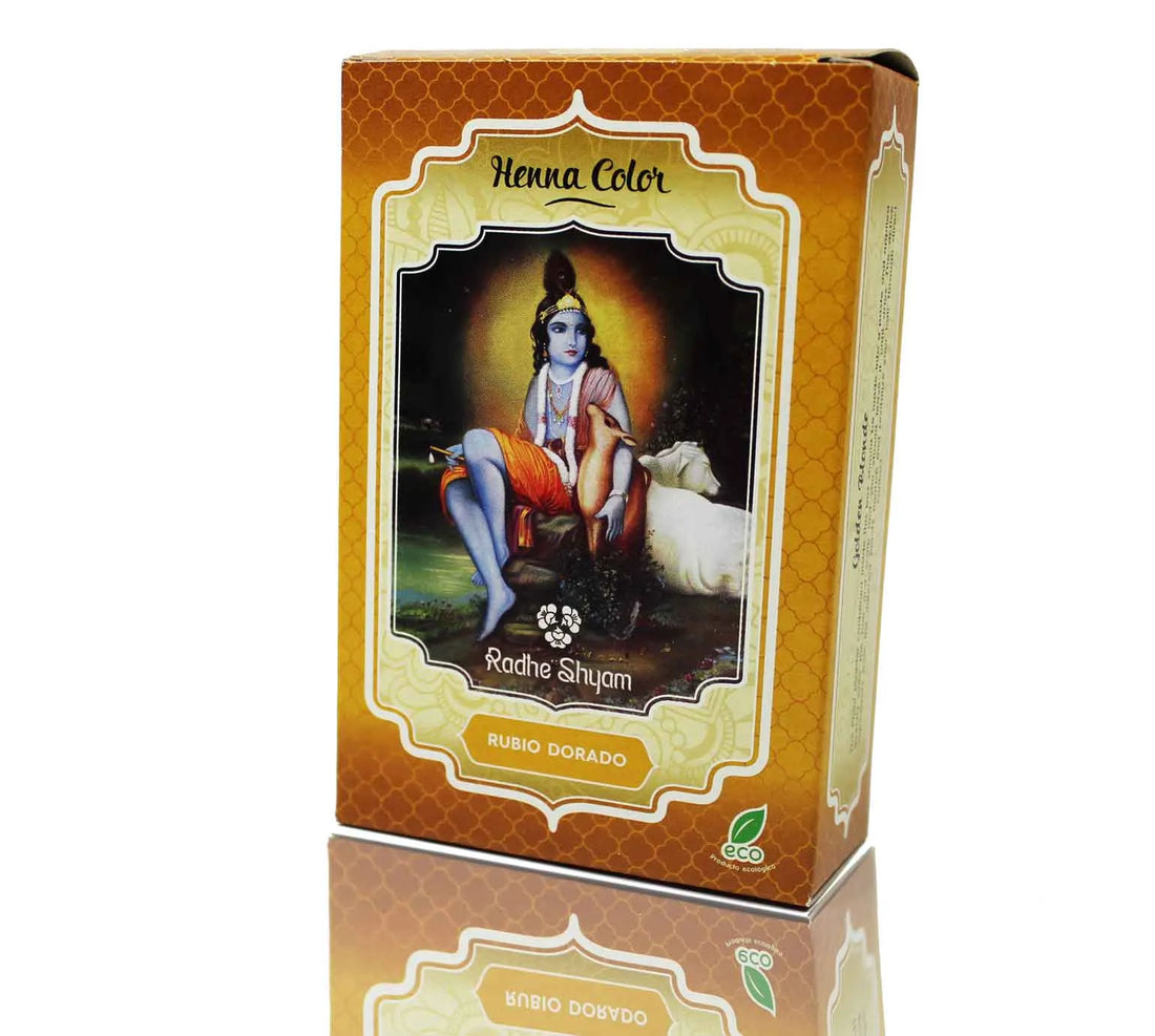Radhe Henna Rubio Dorado Polvo Radhe