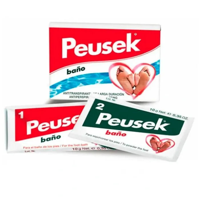 Peusek Antiperspirant Foot Bath 2 Sachets