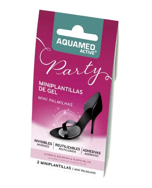 Diafarm Aquamed Active Mini-Pieds Semelles Intérieures Gel Dressing Pour Pied 2 Pcs