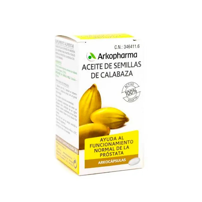 Arkopharma Arkocápsulas Huile de Pépins de Courge 50 Capsules