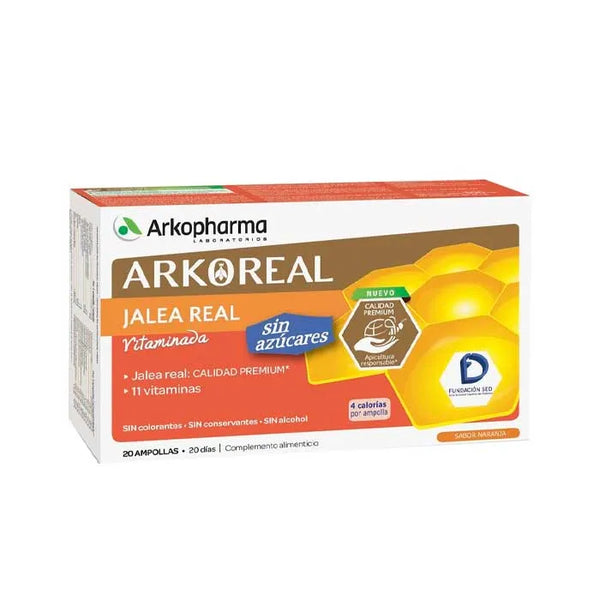 Arkopharma Arkoreal Gelée Légère à Faible Teneur en Sucre 20 Ampoules 1g - Batty Beauty