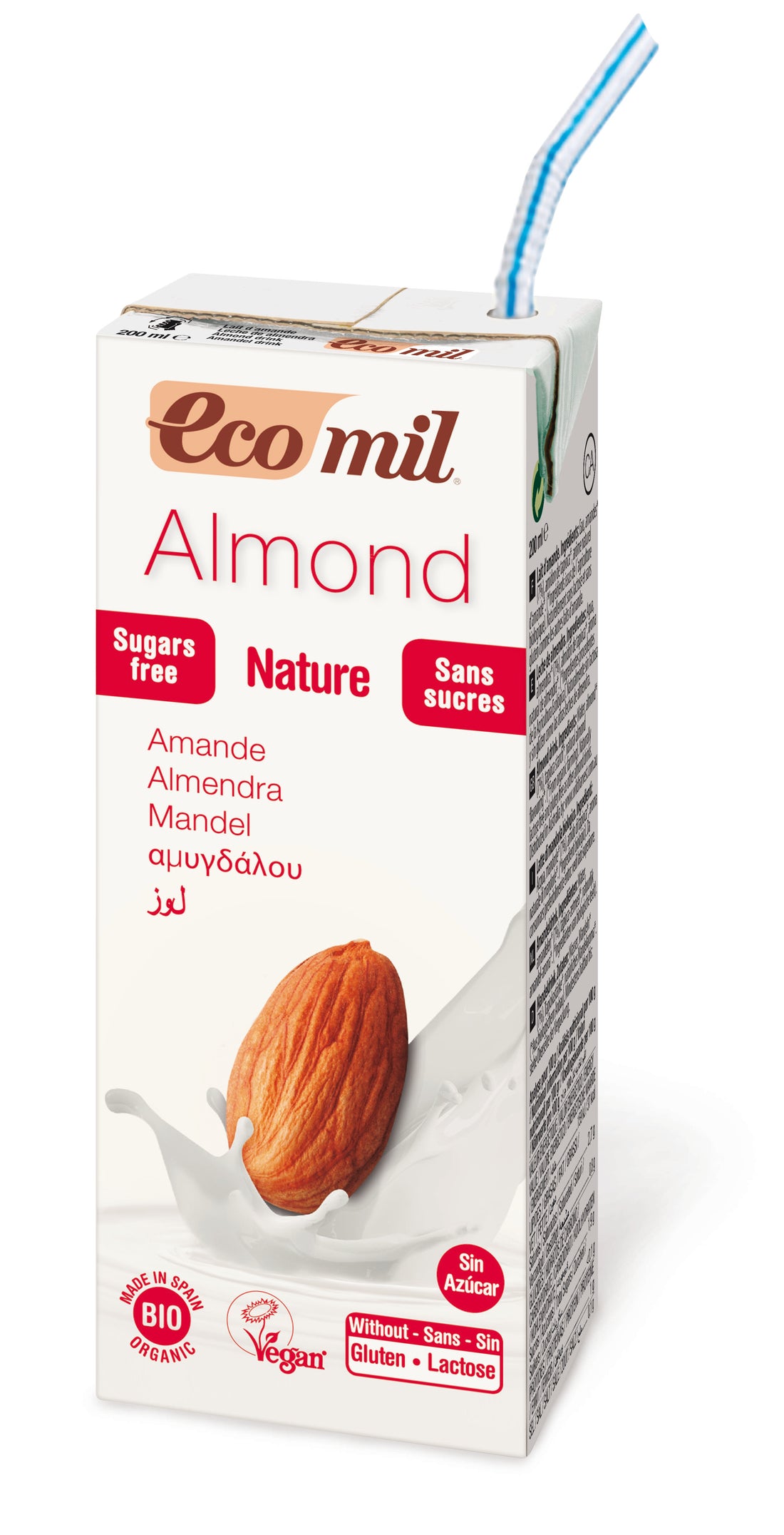 Nutriops Ecomil Almond Nature Bio