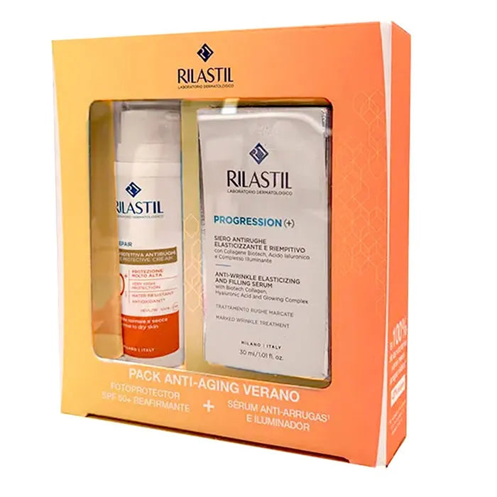Rilastil Pack Age Repair Spf50 + Sérum Progression Coffret 2 Pièces