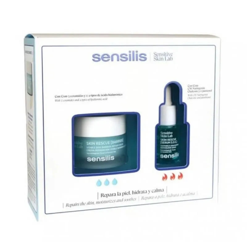Sensilis Skin Rescue Crème Réparatrice Barrière Coffret 2 Pièces