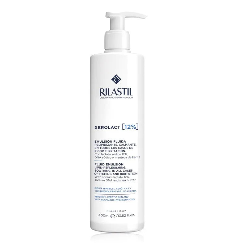 Rilastil Xerolact 12% Lait Hydratant kératorégulateur