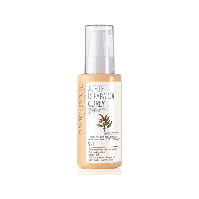 Clearé Institute Curly Curls Defined Curl Repair Oil Moisturising Shine