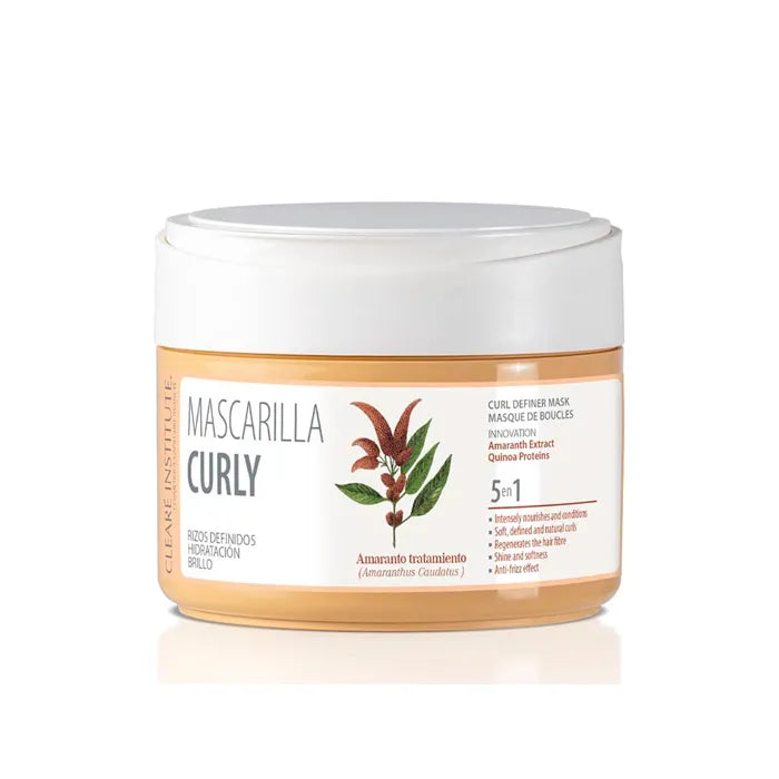 Clearé Institute Curly Curls Masque d'hydratation aux boucles définies et brillantes