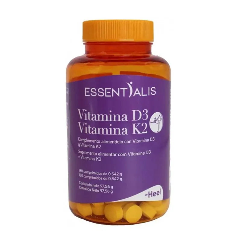 Heel Essentialis Vitamine D3 Vitamine K2 180 Comprimés