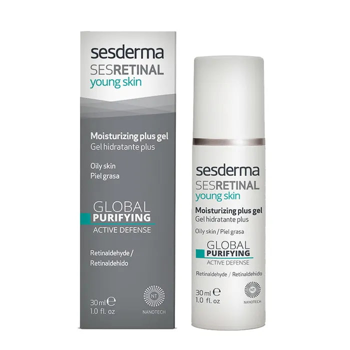 Sesderma Sesretinal Young Skin Gel Hydratant Plus Peau Grasse