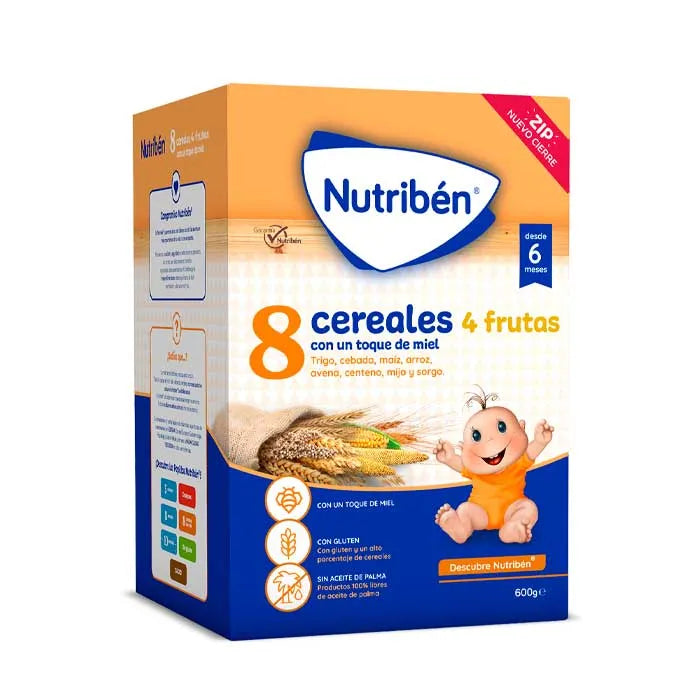 Nutriben Nutribén 8 Céréales et Miel 4 Fruits