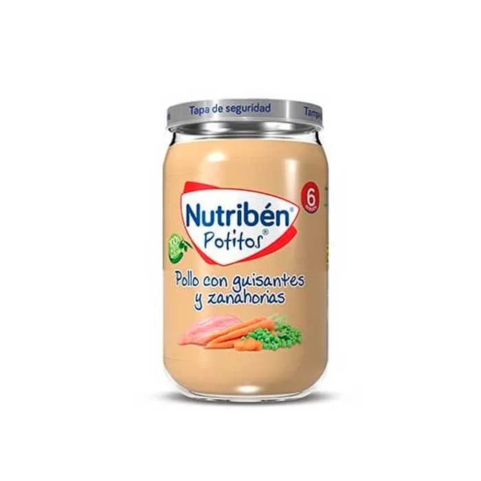 Nutriben Nutribén Poulet aux Petits Pois et aux Carottes