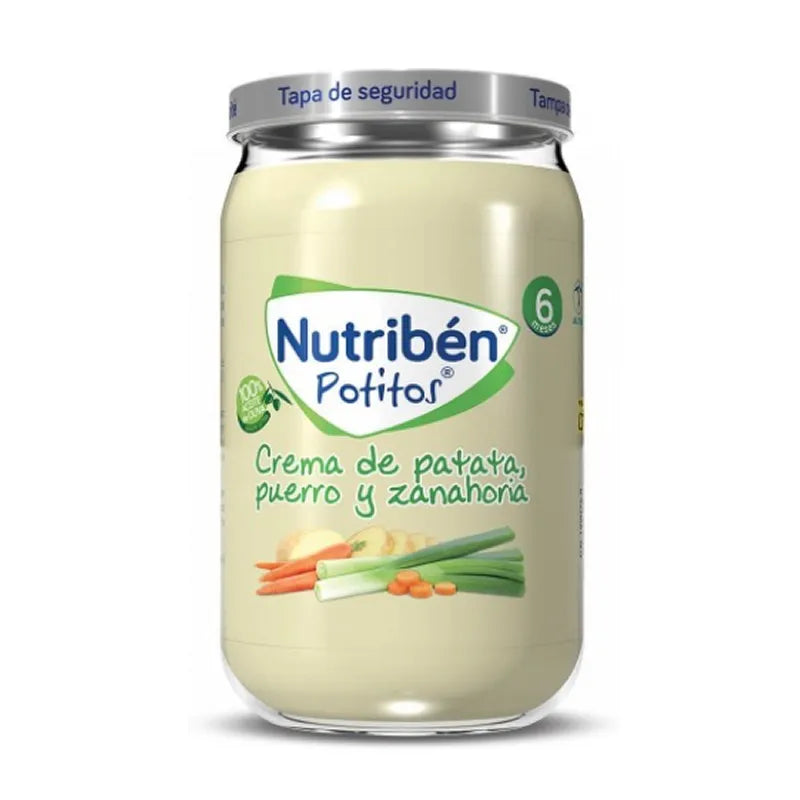 Nutriben Nutribén Crème de Pomme de Terre, Poireau et Carotte Pot