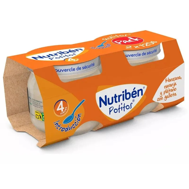Nutriben Nutrtiben Potito Pomme et Poire