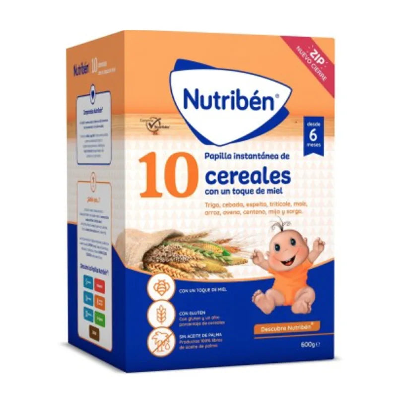 Nutriben Nutribén 10 Céréales au Miel 1 Sachet