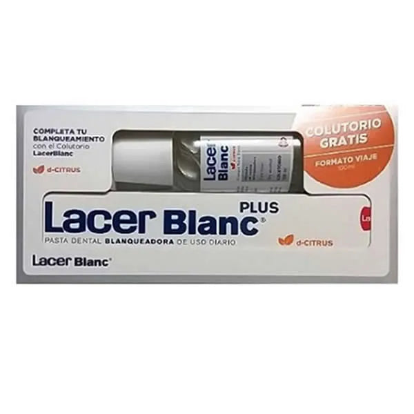 Lacer Blanc Plus Whitening Toothpaste D-Citrus + Mouthwash
