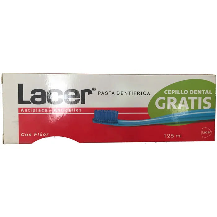Lacer Dentifrice Antiplaque Anticaries Coffret 2 Produits