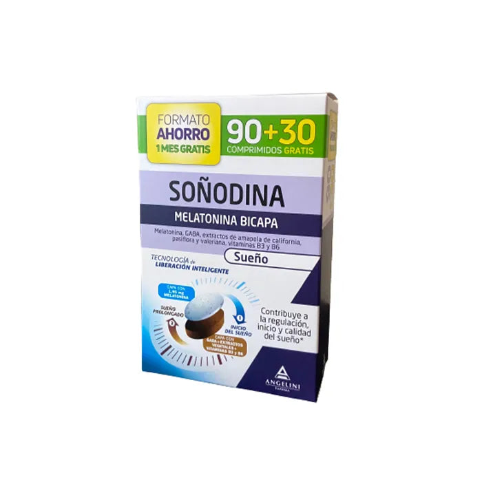 Angelini Soñodine Melatonin Bilayer 90+30 Comprimés