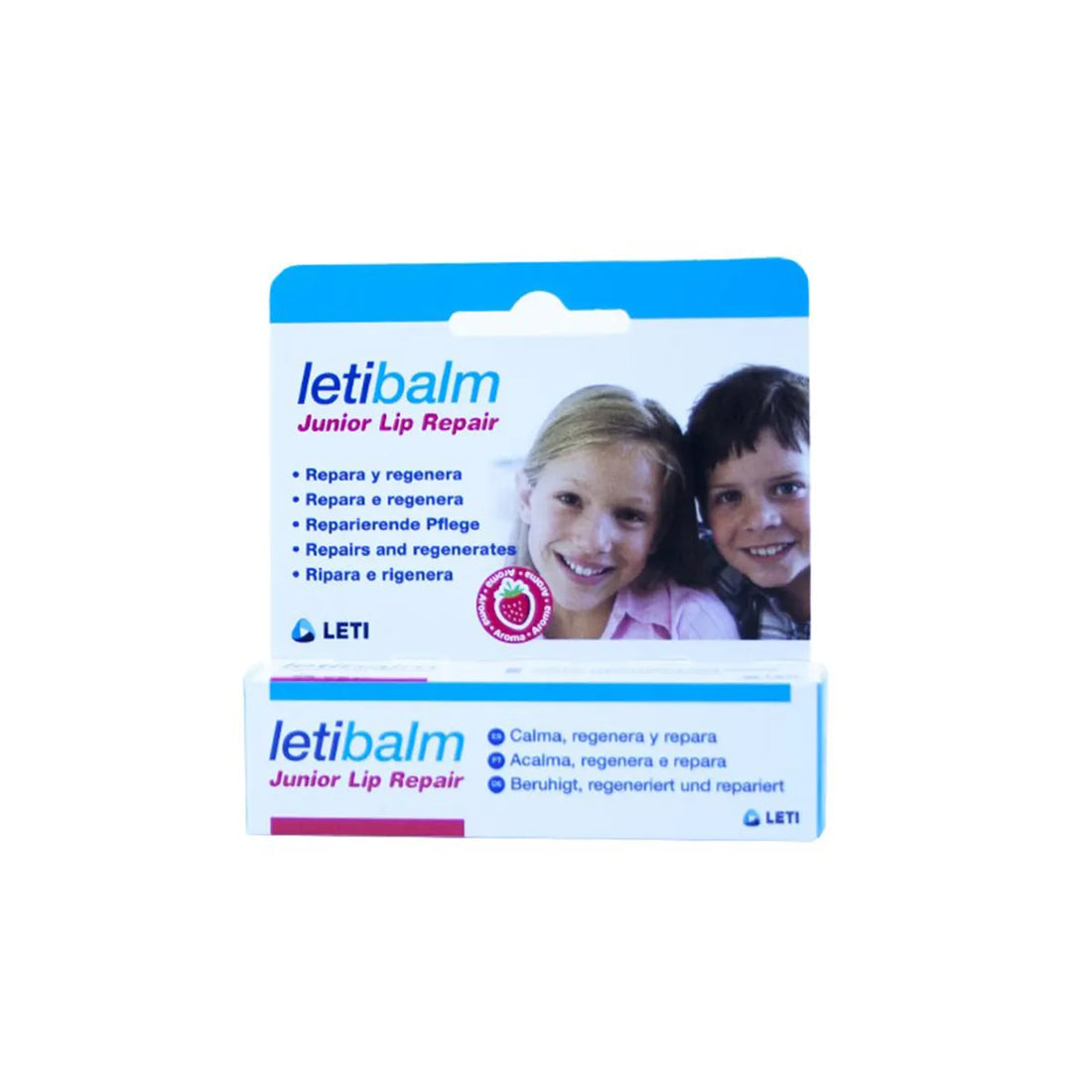 Letibalm Junior Lèvres Réparateur Lèvres Fraise Aroma