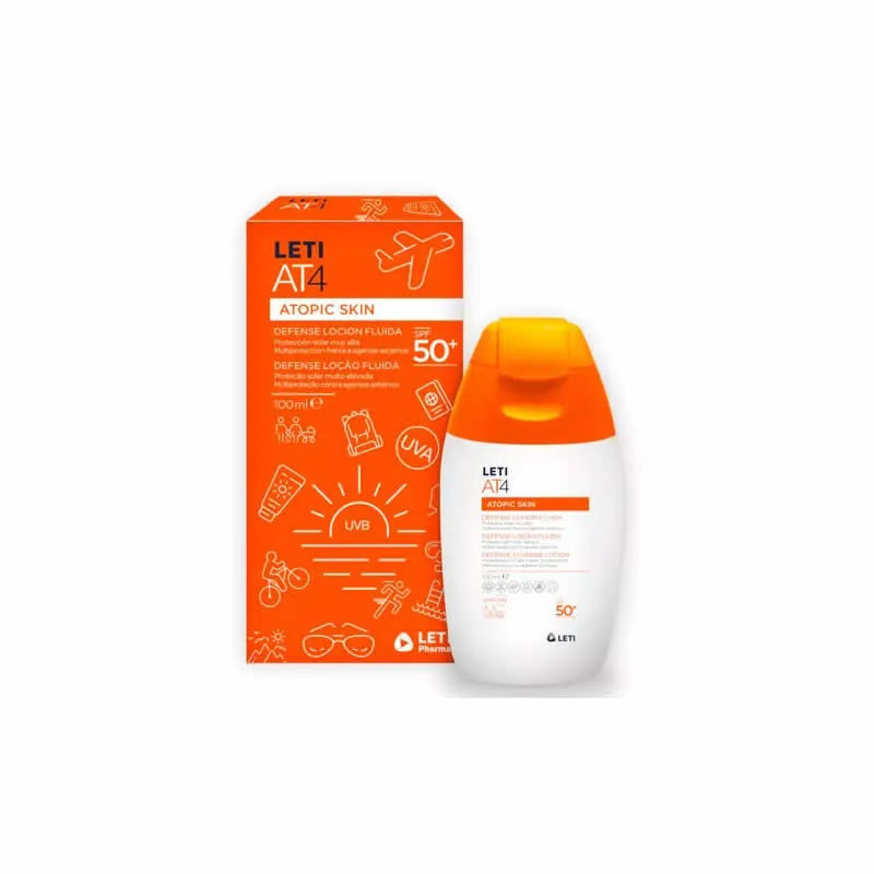 Leti At4 Lotion Solaire Fluide Spf50+
