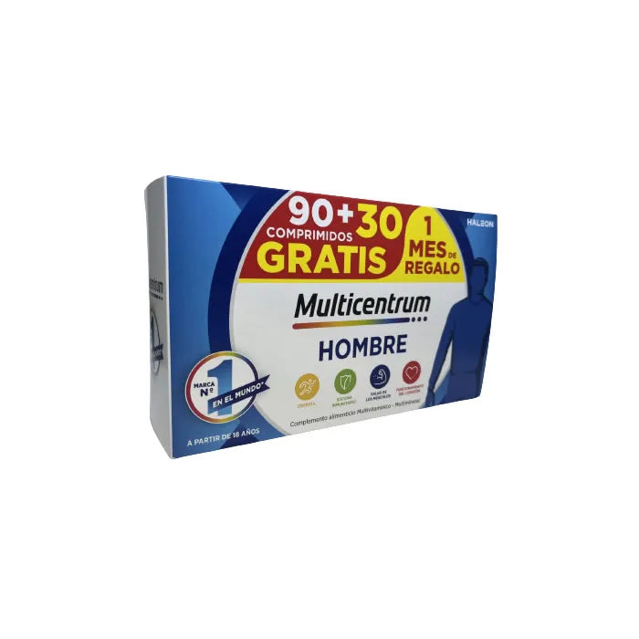 Multicentrum Vitamines Pour Hommes 90+30 Comprimés