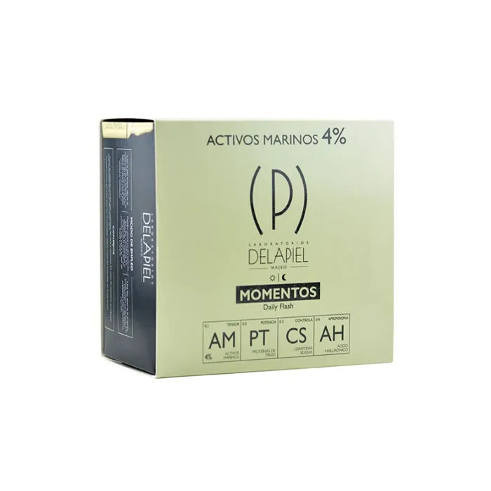 Delapiel Ampoules Marine Active Moments 4% Triple Acci