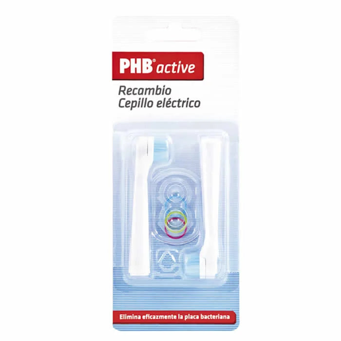 PHB Active Electric Toothbrush Replacement Head 2 Units
