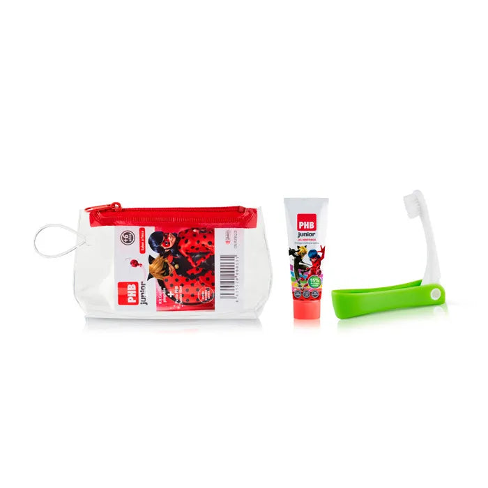 Phb Junior Brosse à dents de voyage + Gel dentifrice