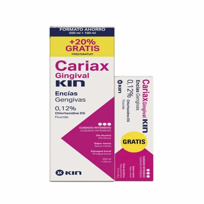 Kin Cariax Gingival Mouthwash +Toothpaste