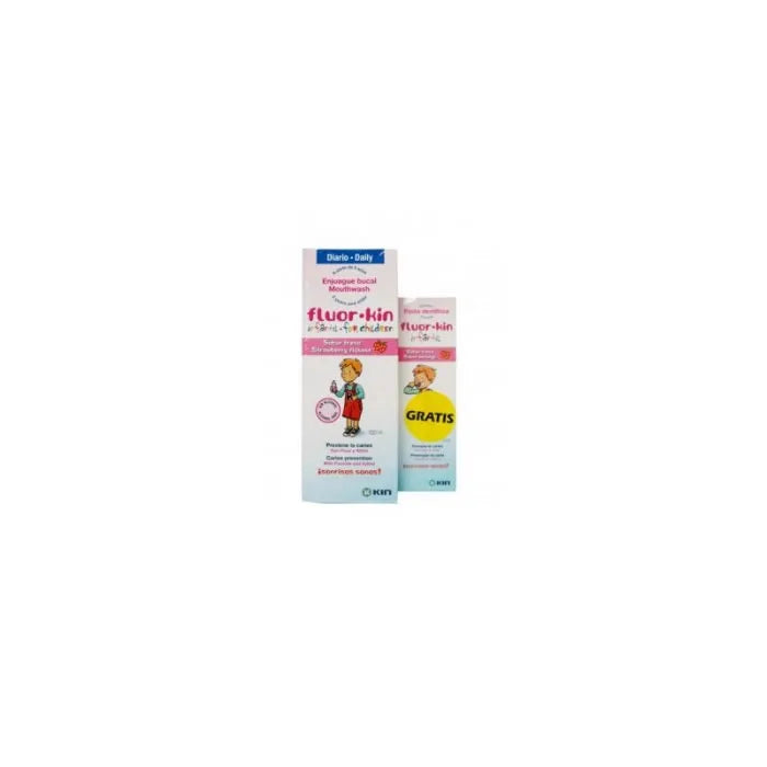 Kin Fluorkin Infant Mouthwash Anticaries Set 2 Pieces