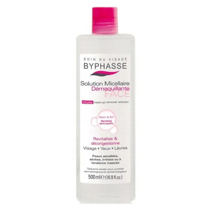 Byphasse Solution Micelaire Démaquillante Peaux Sensibles 500ml
