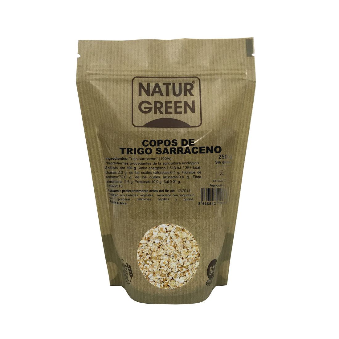 Naturgreen Copos Trigo Sarraceno Bio S-Gluten