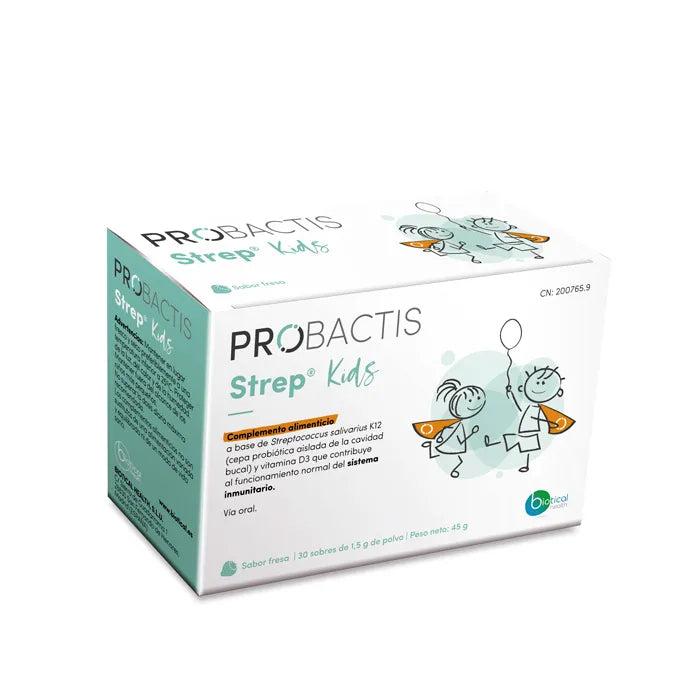 Biotical Health Botical Health Probactis Strep Kids 30 Sachets Goût Fraise