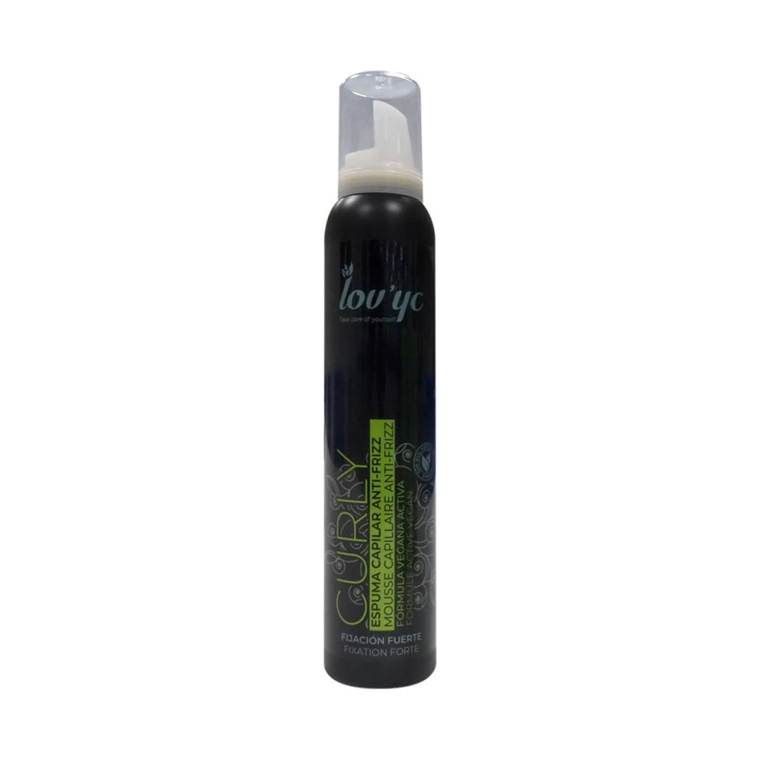 Lovyc Elie Saab Lovyc Curly Espuma Capilar Anti-Frizz Formula Vegana Fijacion Fuerte