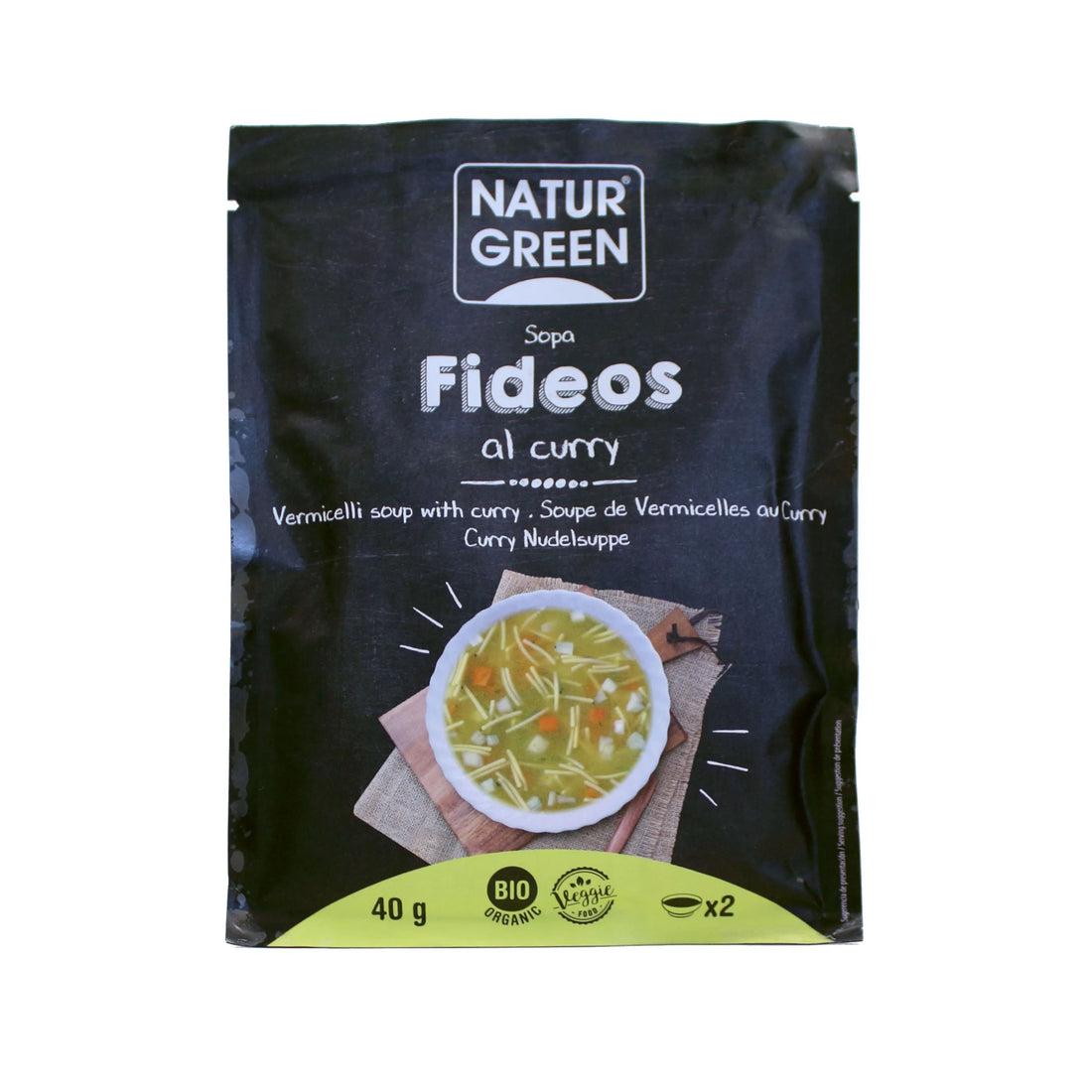 Naturgreen Sopa Fideos Curry