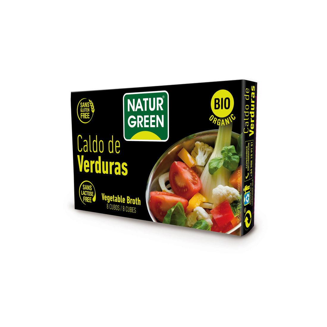 Naturgreen Cubito Caldo Verdura Cajita