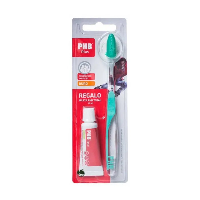 Phb Hard Adult Toothbrush & Toothpaste Phb Set 2 Pieces